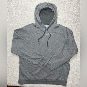 Under Armour Hoodie Pullover Sweatshirt Heather Gray Mens XL